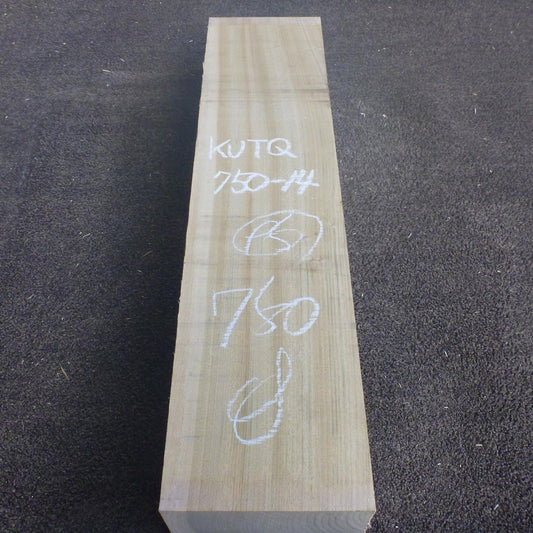 彫刻材 楠 柾目 ラフ材 L750×T95×W180mm KUTQ750-14  定番商品