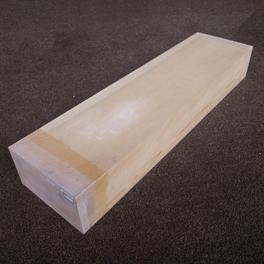 彫刻材 天然木曽檜  柾目盤 ラフ材 L600×T88×W163mm 2B88163 Bグレード 定番商品