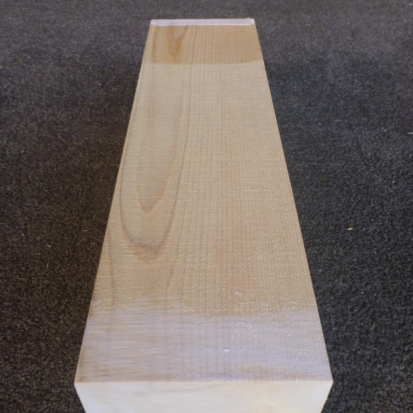 彫刻材 天然木曽檜 柾目盤 ラフ材 L450×T128×W150mm 3A128150 Aグレード 定番商品