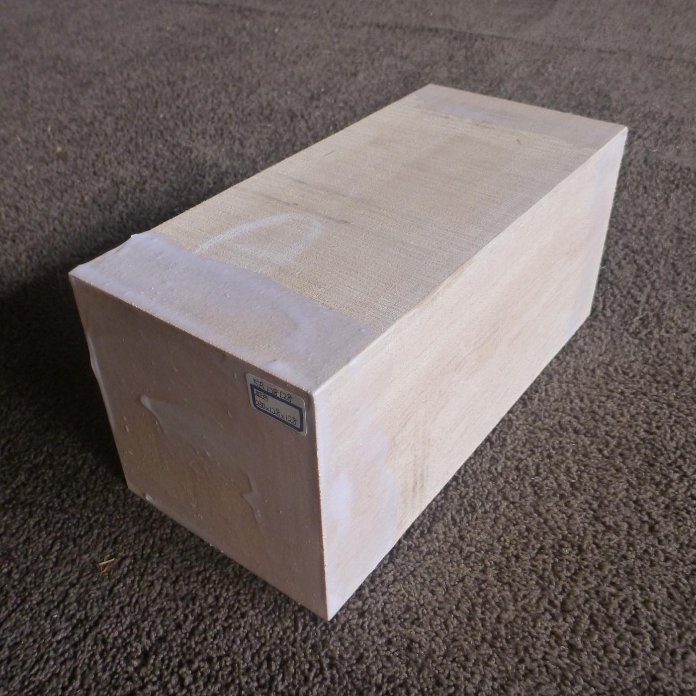 彫刻材 天然木曽檜 柾目盤 ラフ材 L250×T128×W128mm 5A128128 Aグレード 定番商品