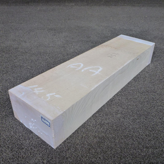 彫刻材 天然木曽檜 柾目盤 ラフ材 L475×T78×W135mm 47578135 AAグレード