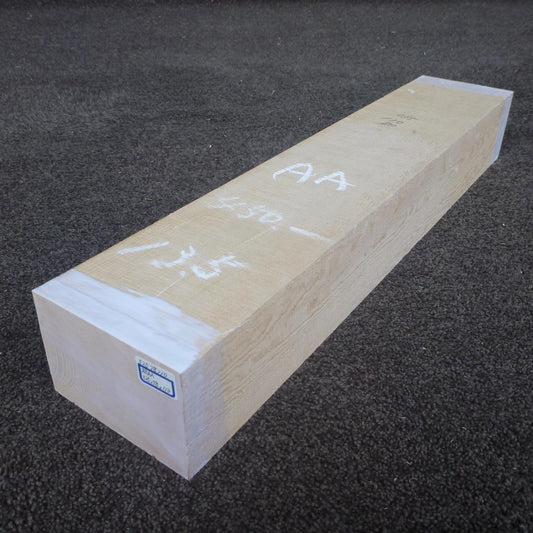 彫刻材 天然木曽檜 柾目盤 ラフ材 L525×T78×W110mm 52578110 AAグレード