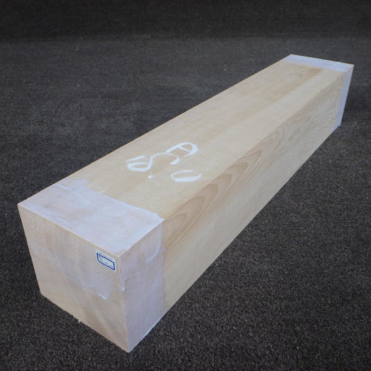 彫刻材 天然木曽檜 柾目盤 ラフ材 L775×T145×W153mm 775145153 Aグレード